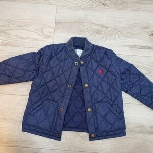 Ralph Lauren Navy Quilted Boys' Puffer Jacket
